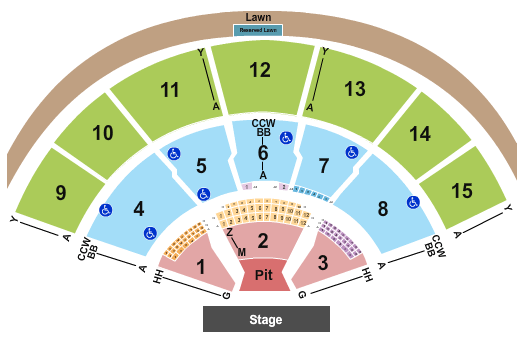Xfinity Center Dierks Bentley Seating Chart